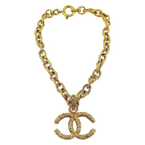 chanel necklace simple|chunky Chanel necklace.